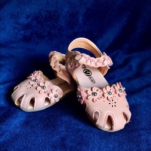 Pink Toddler Sandals 4c